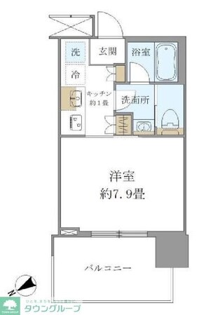 Brillia Tower 浜離宮の物件間取画像